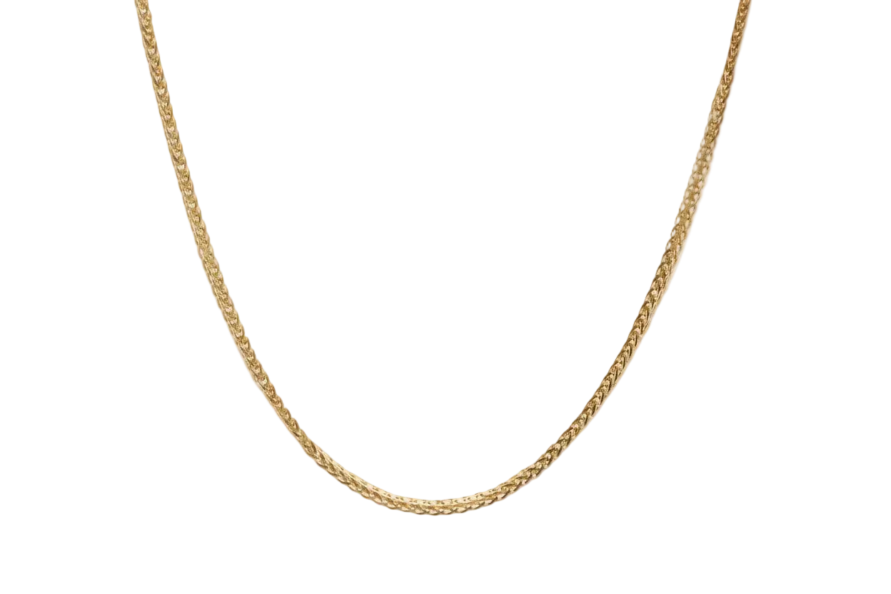 Sparse Spiga Chain, 14K Gold
