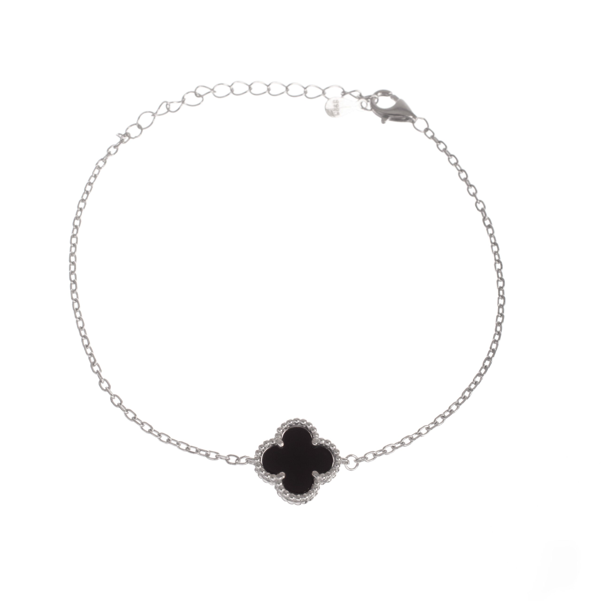 Women’s Sterling Silver Bracelet with One (1) Mother-of-Pearl Element, 925 Silver