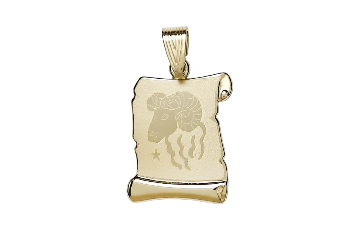 Χρυσό ζώδιο Κριός πάπυρος ματ, Κ14