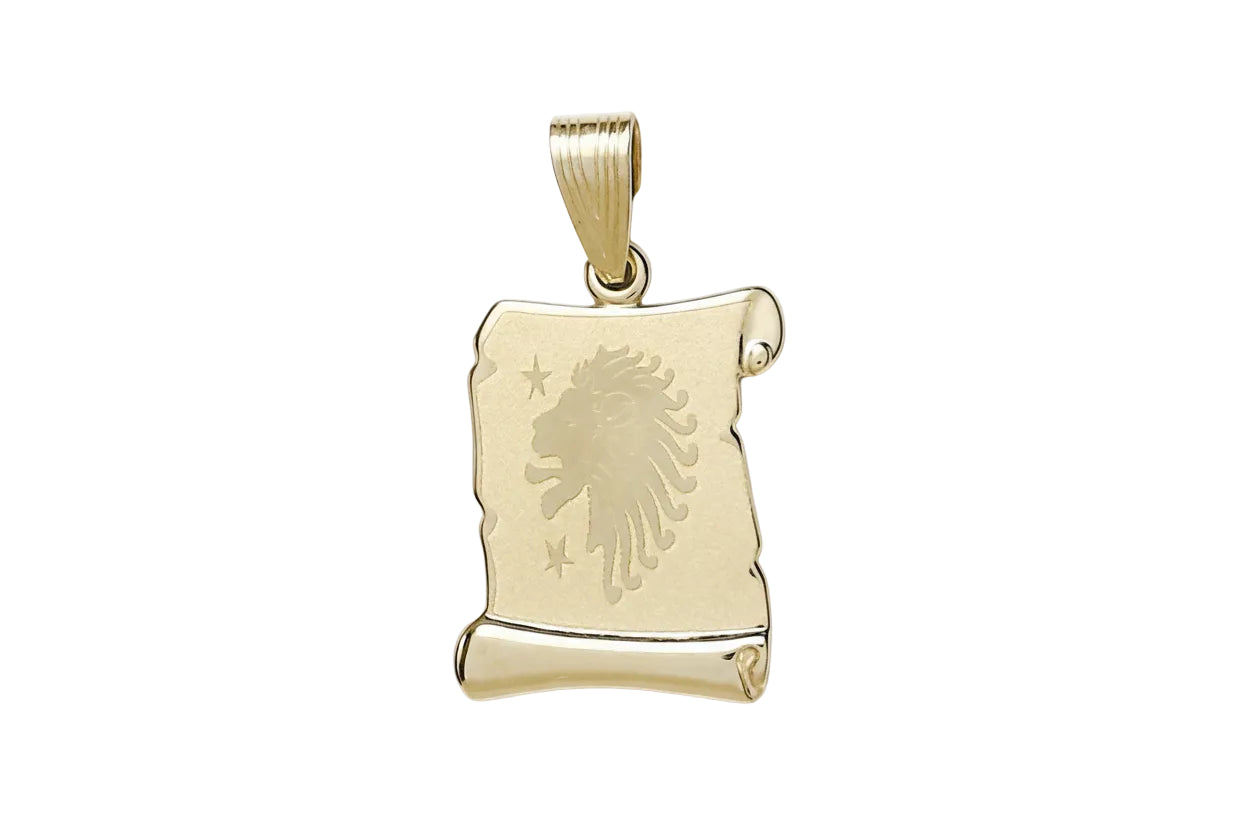 Χρυσό ζώδιο Λέων πάπυρος ματ, Κ14