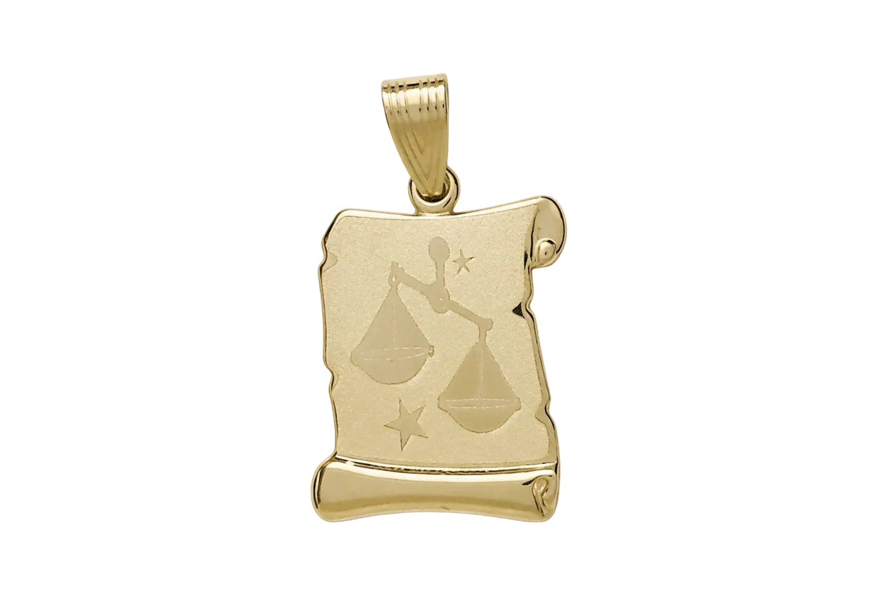 Χρυσό ζώδιο Ζυγός πάπυρος ματ, Κ14