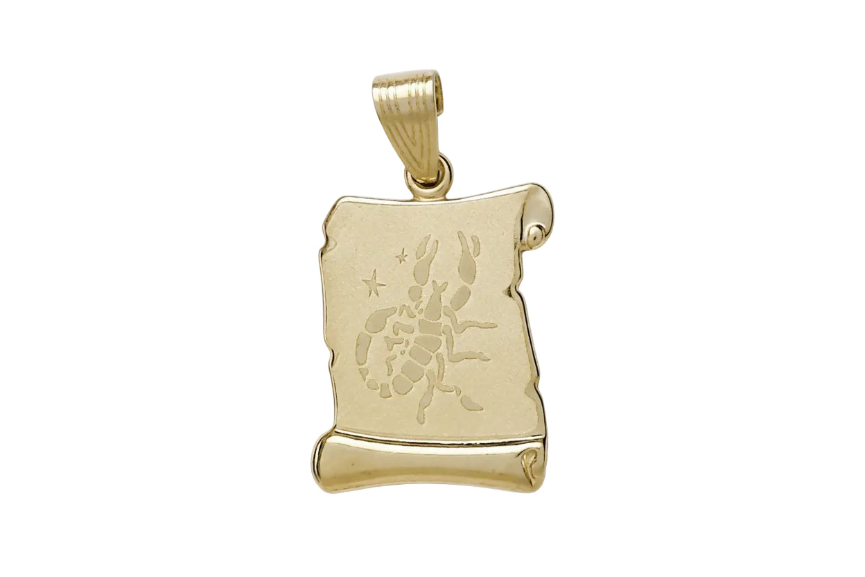 Χρυσό ζώδιο Σκορπιός πάπυρος ματ, Κ14