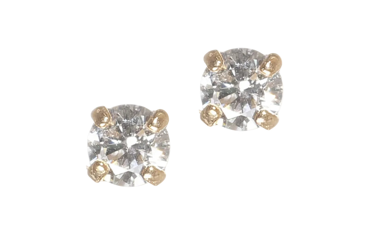 Σκουλαρικια καρφωτά, Χρυσός Κ14